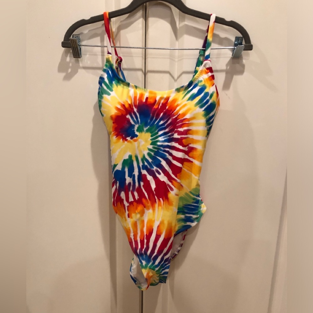 Vibrant Tie-Dye Swimsuit